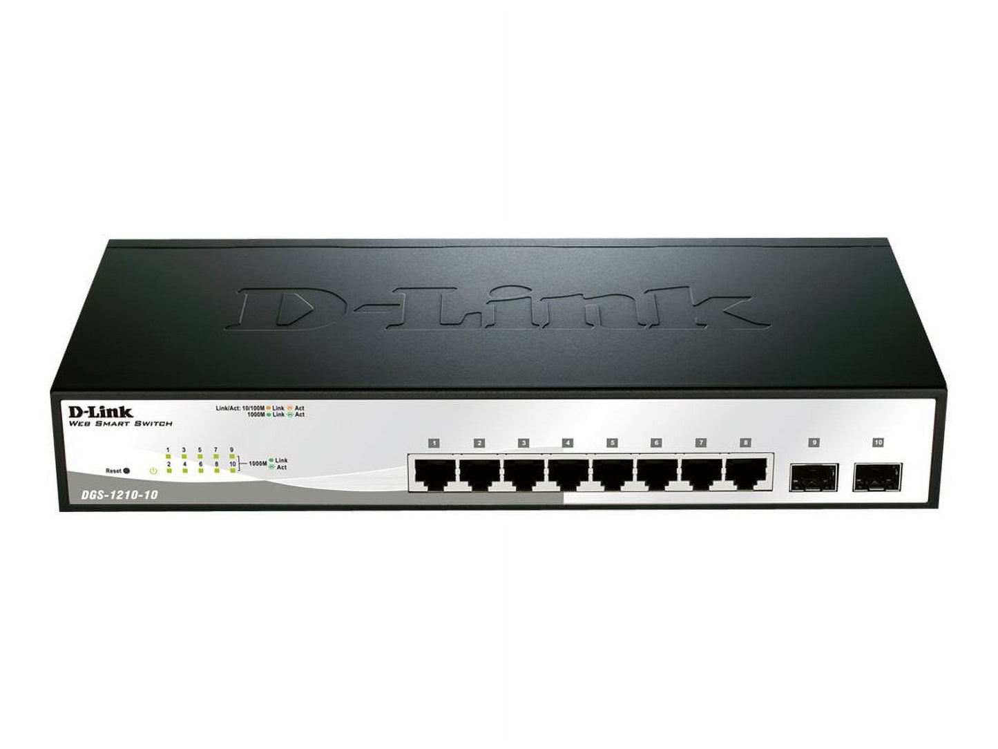D-Link 10-Port Gigabit Web Smart Ethernet Switch - DGS-1210-10 New