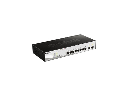 D-Link 10-Port Smart Gigabit PoE Ethernet Switch - DGS-1210-10P New