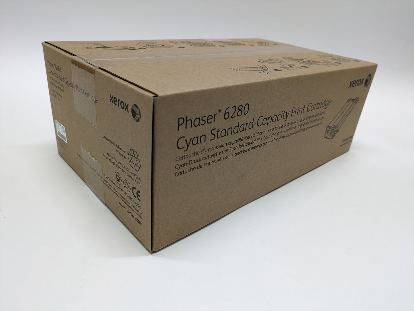 Xerox Phaser 6280 Cyan Print Cartridge - 106R01388 New