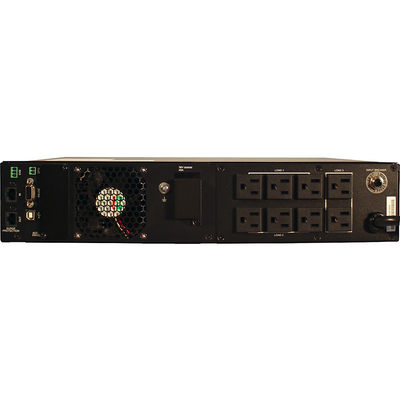 Minuteman EXR Line Interactive 2U 1000 VA 900W 14x UPS - EXR1000RT2U /  Used