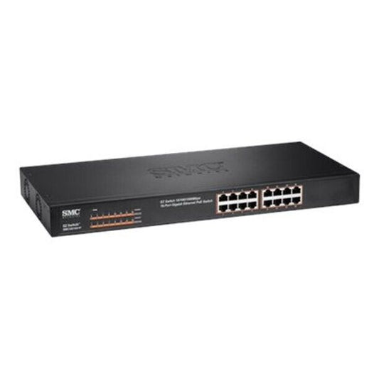 Edgecore EZ 16-P 10/100/10 Mbps PoE Ethernet Switch - SMC-GS1601P Used