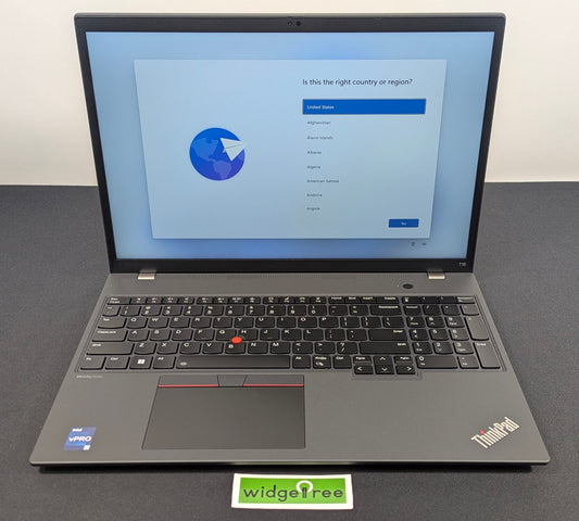 Lenovo ThinkPad T16 G2 16" i7 13th 32GB 256GB SSD Laptop - 21HJ-S26G00 /  Used