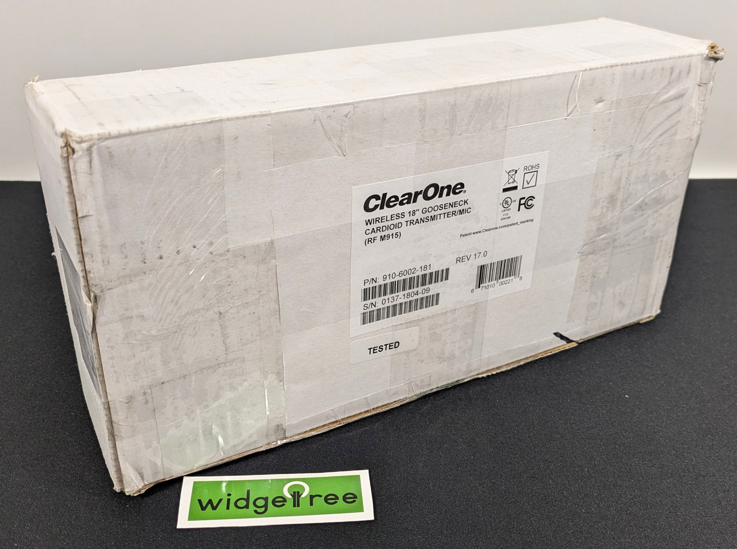 ClearOne 18" Wireless Gooseneck Podium Microphone - 910-6002-181 910-6002-181 /  New