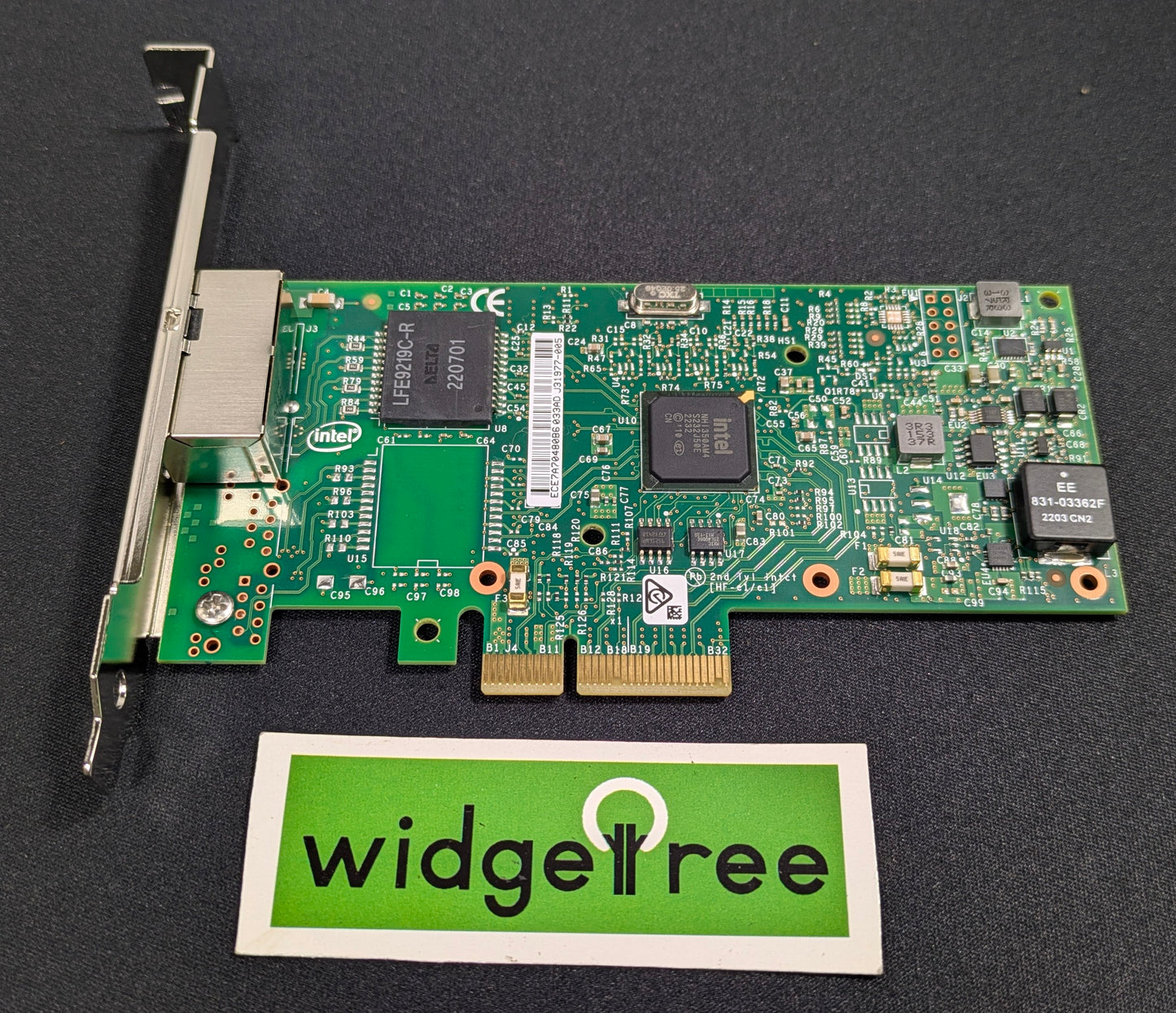 Lenovo Intel I350-T2 PCIe 1GbE 2-Port R-J45 Ethernet Adapter - 7ZT7A00534 /  Used