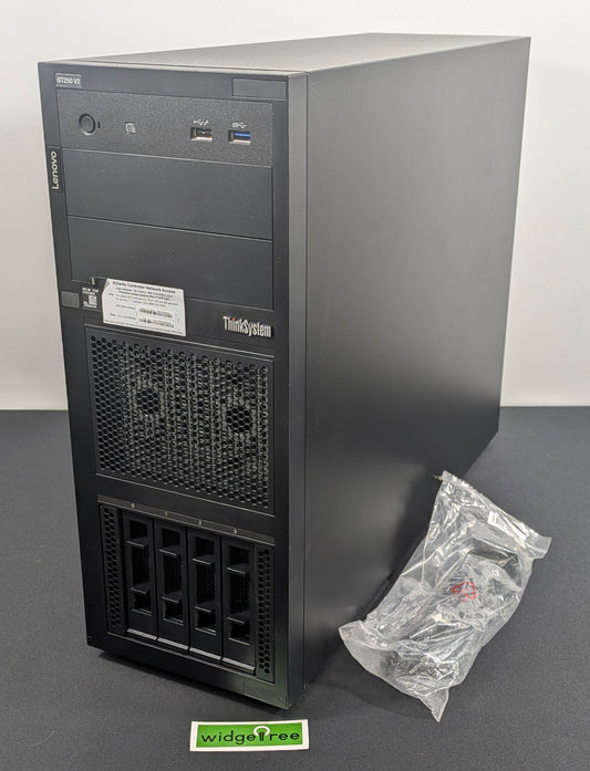 Lenovo ThinkSystem ST250 V2 Xeon E-2334 16GB Tower Server - 7D8FA00WNA /  Used