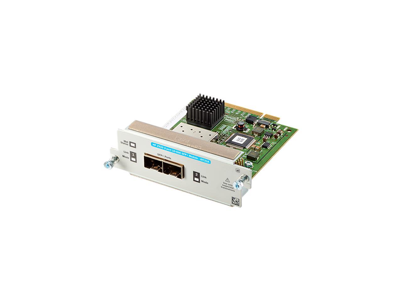 HPE - 2920 2-port 10GbE SFP+ Expansion Module - J9731A 699.99