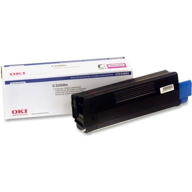 Oki Type C6 Magenta Toner Cartridge - Magenta - LED - 1500 Page