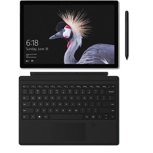 Microsoft Surface Pro Type Cover With Fingerprint ID - Black (GK3-00001)