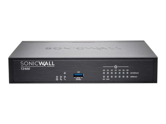 SonicWALL TZ400 Firewall Total Secure 1Yr (01-SSC-0514)