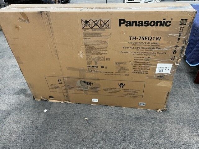 Panasonic 75" 4K Digital Signage Display - TH-75EQ1W