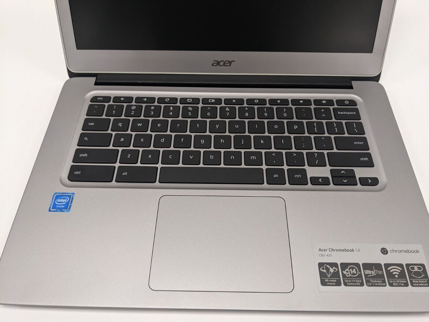 Acer CB3-431-12K1 14" Chromebook - Silver