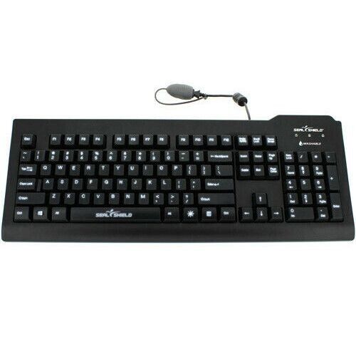Seal Shield Silver Seal Glow Keyboard Black SSKSV207G