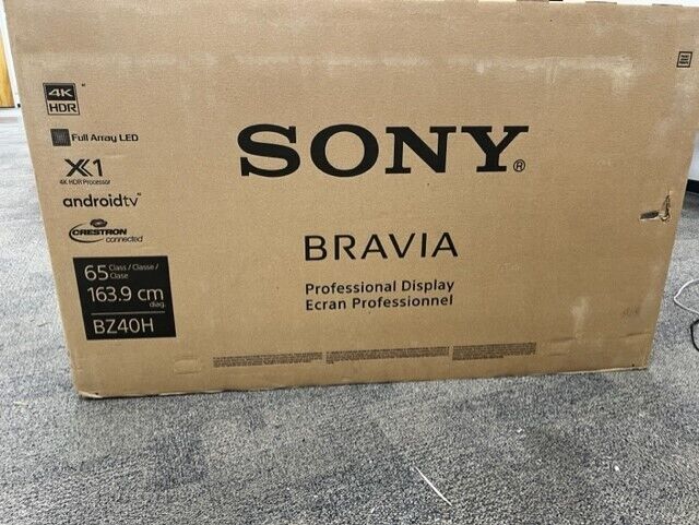 Sony 65" 4K Digital Signage & Conference Room Display - FW65BZ40H