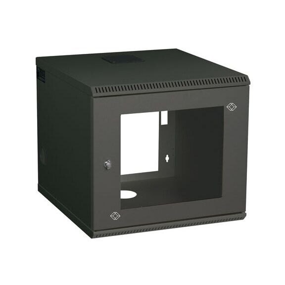 Black Box Network Services RM2411AE Wallmount Cabinet - 6U, M5 Square Holes, 22.