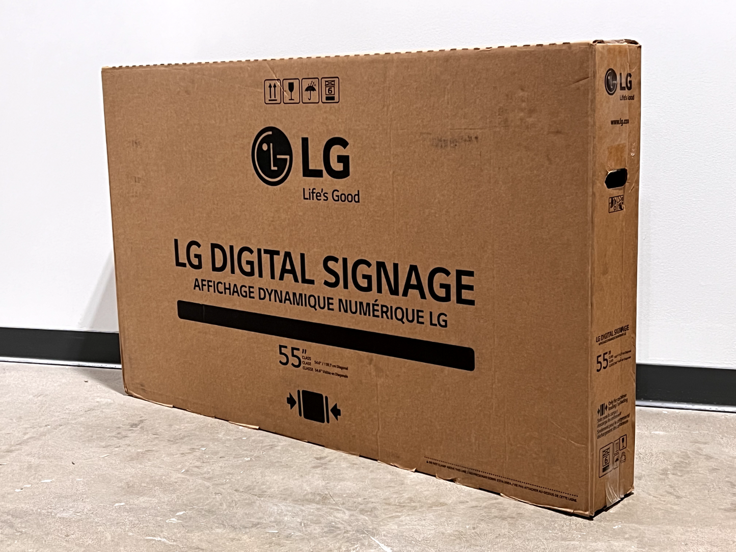 LG 55SE3KE-B 55 in. Full HD Commercial Display with Built-in Speakers, Black